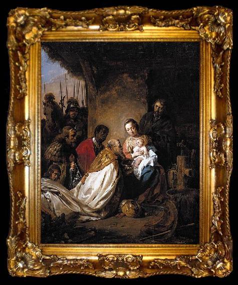 framed  Jan de Bray The Adoration of the Magi, ta009-2